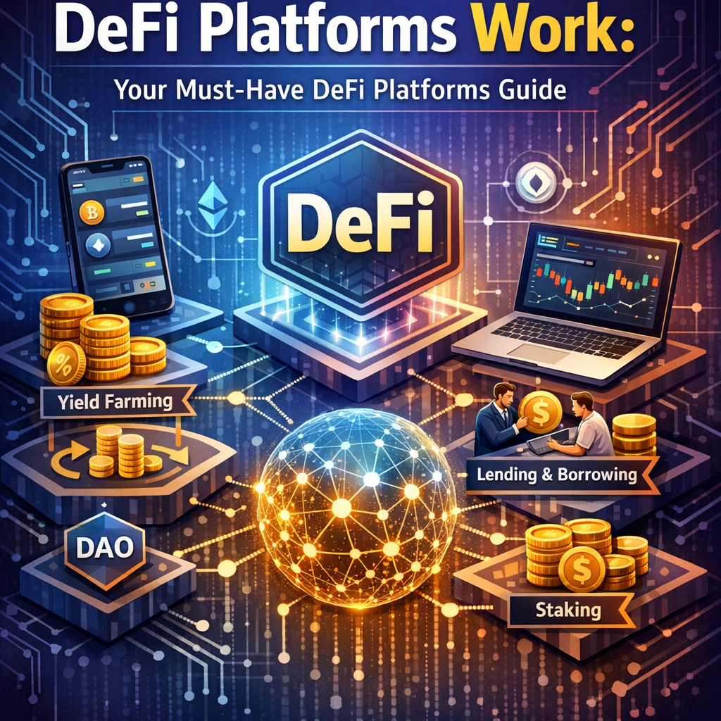 Illustration of How DeFi Platforms Works: Your Must-Have Defi Platforms Guide