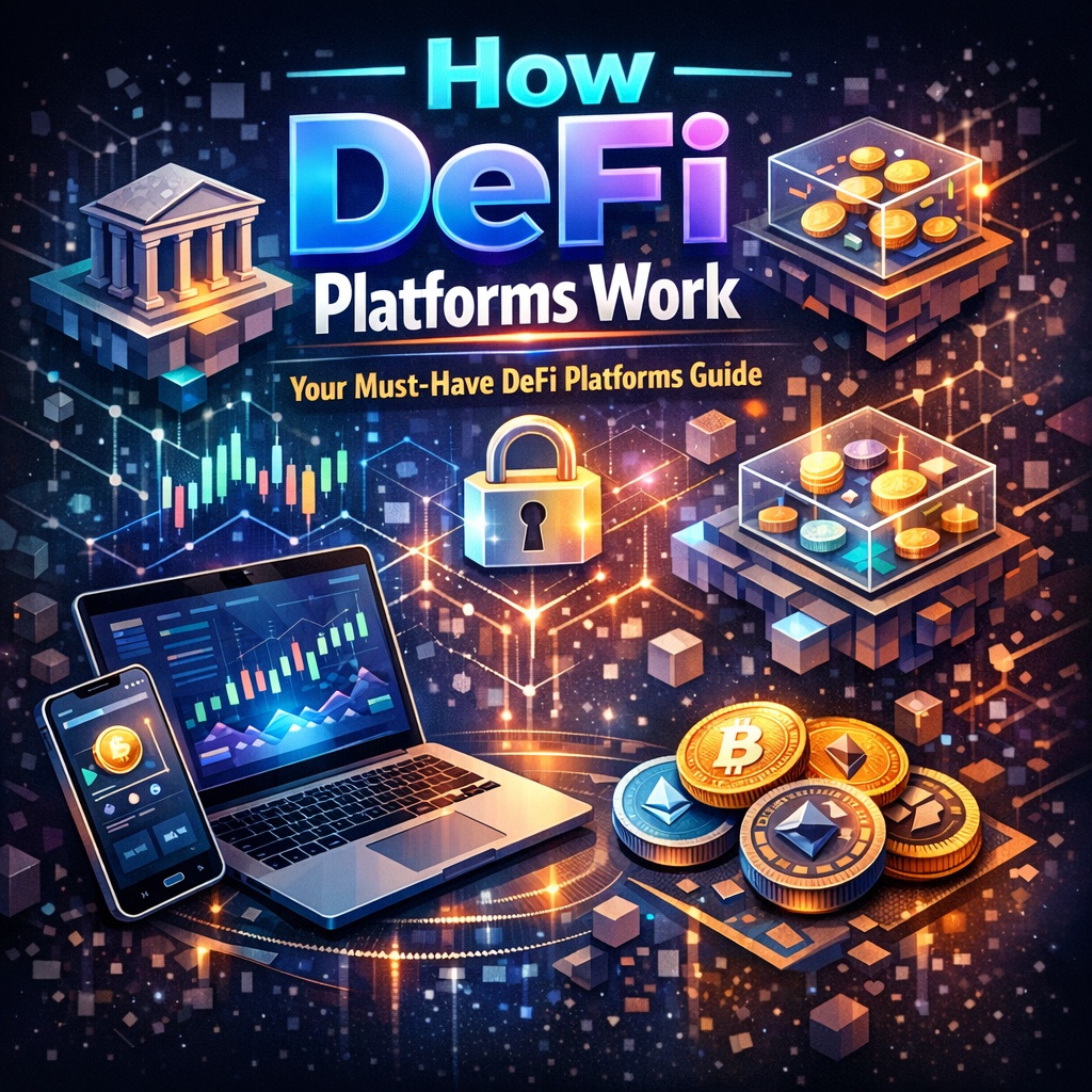 Illustration of How DeFi Platforms Works: Your Must-Have Defi Platforms Guide