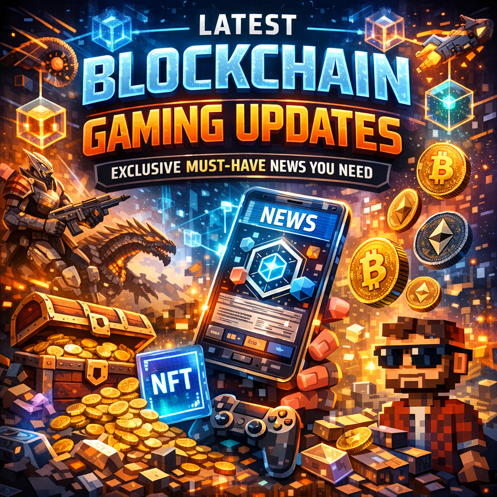 Illustration of Latest Blockchain Gaming Updates: Exclusive Must-Have News You Need