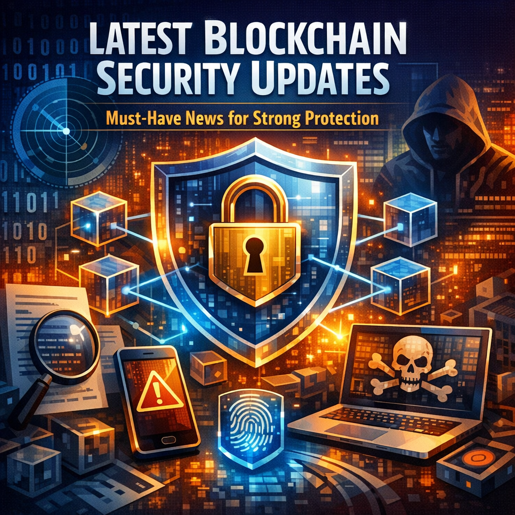 Illustration of Latest Blockchain Security Updates: Must-Have News for Strong Protection