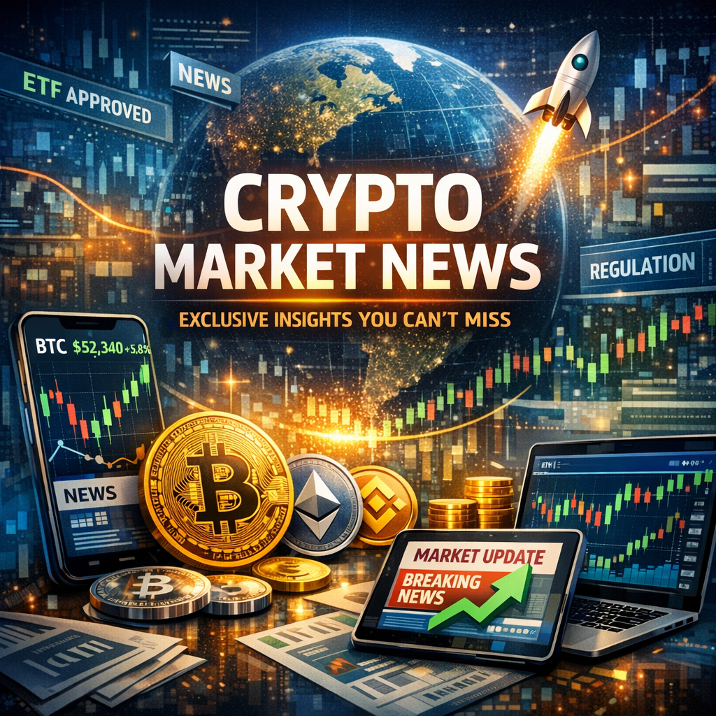 Illustration of Latest Crypto Market News Updates: Exclusive Insights You Can’t Miss