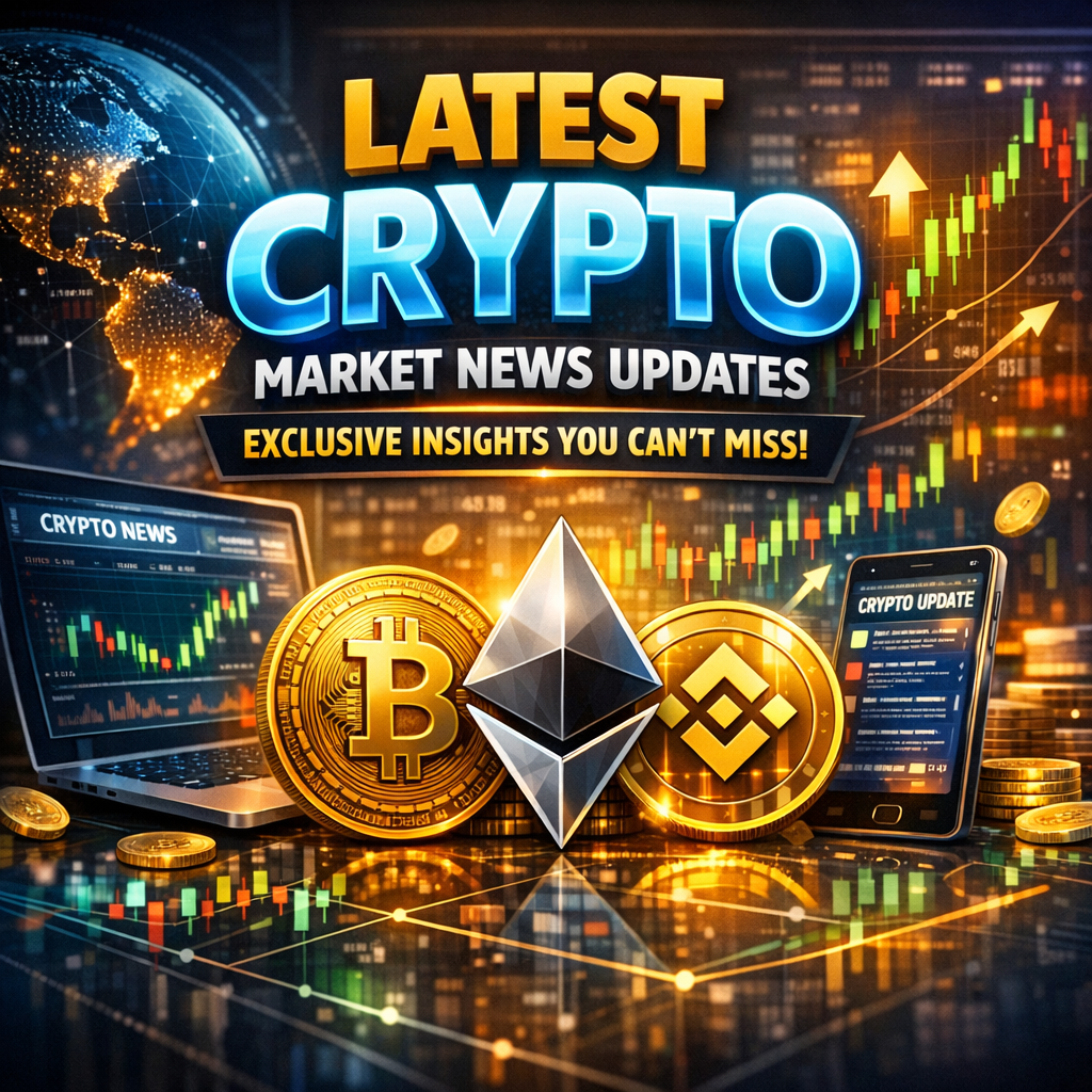 Illustration of Latest Crypto Market News Updates: Exclusive Insights You Can’t Miss