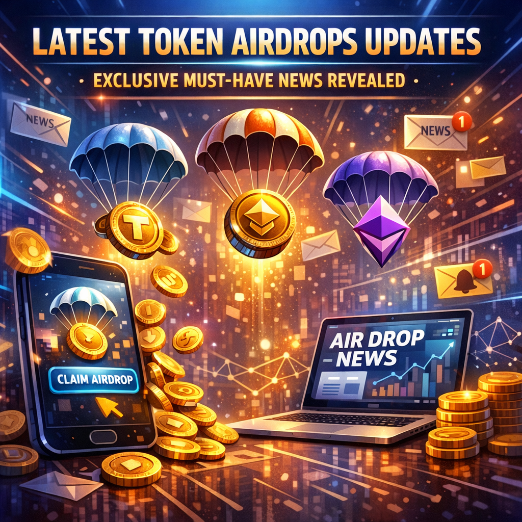 Illustration of Latest Token Airdrops Updates: Exclusive Must-Have News Revealed