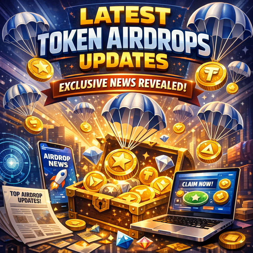 Illustration of Latest Token Airdrops Updates: Exclusive Must-Have News Revealed