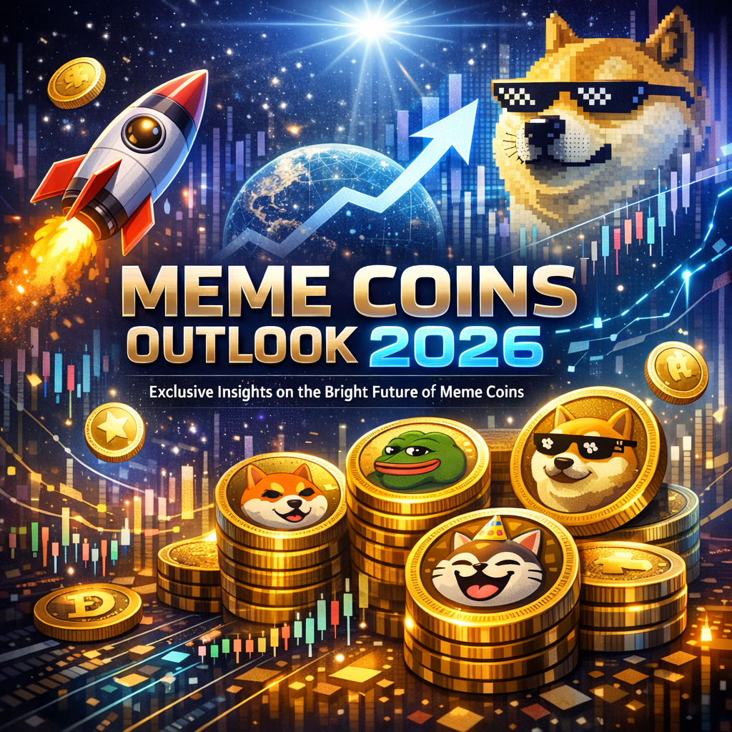 Illustration of Meme Coins Outlook 2026: Exclusive Insights on the Bright Future of Meme Coins