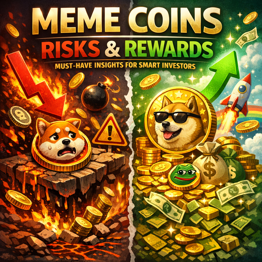 Illustration of Meme Coins Risks and Rewards: Must-Have Insights for Smart Investors