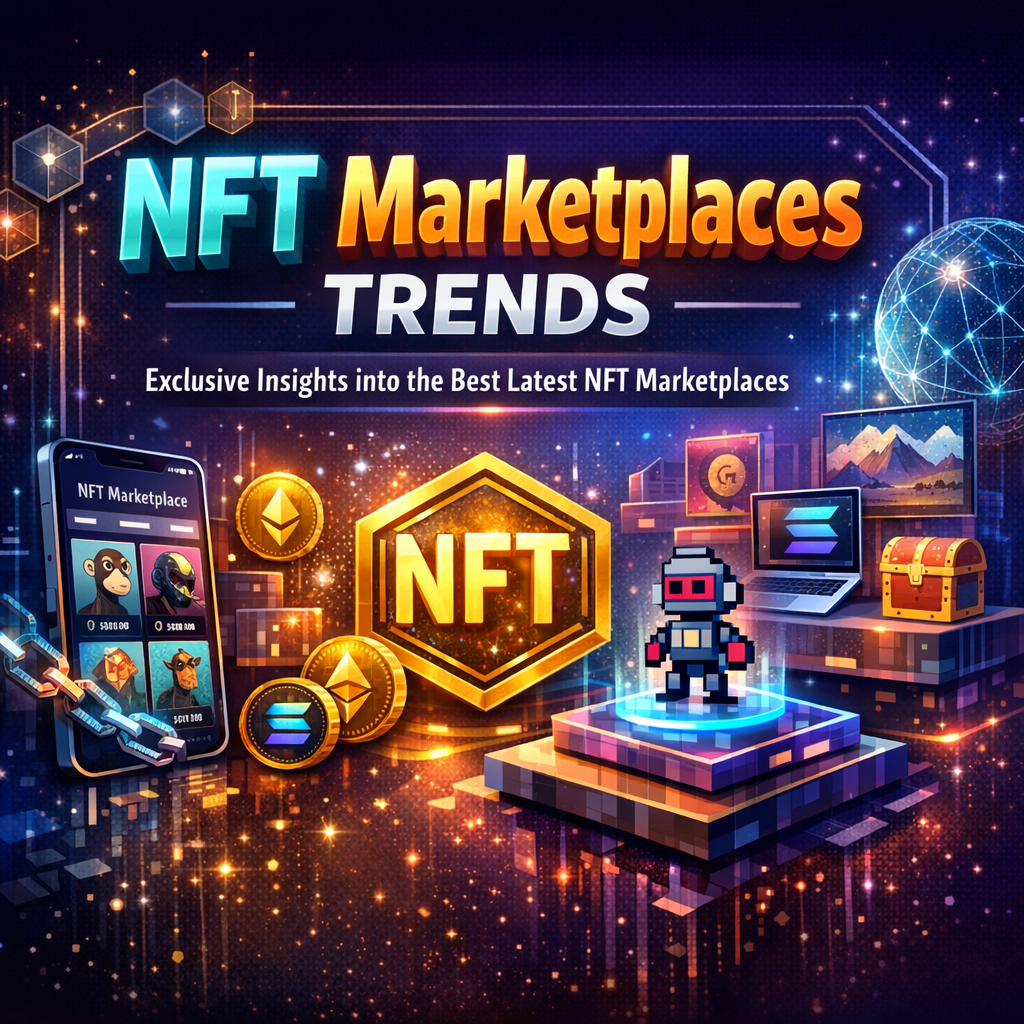 Illustration of NFT Marketplaces Trends: Exclusive Insights into the Best Latest NFT Marketplaces