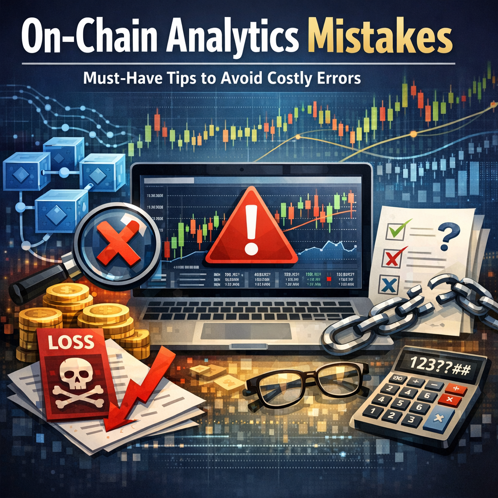 Illustration of On-Chain Analytics Mistakes: Must-Have Tips to Avoid Costly Errors
