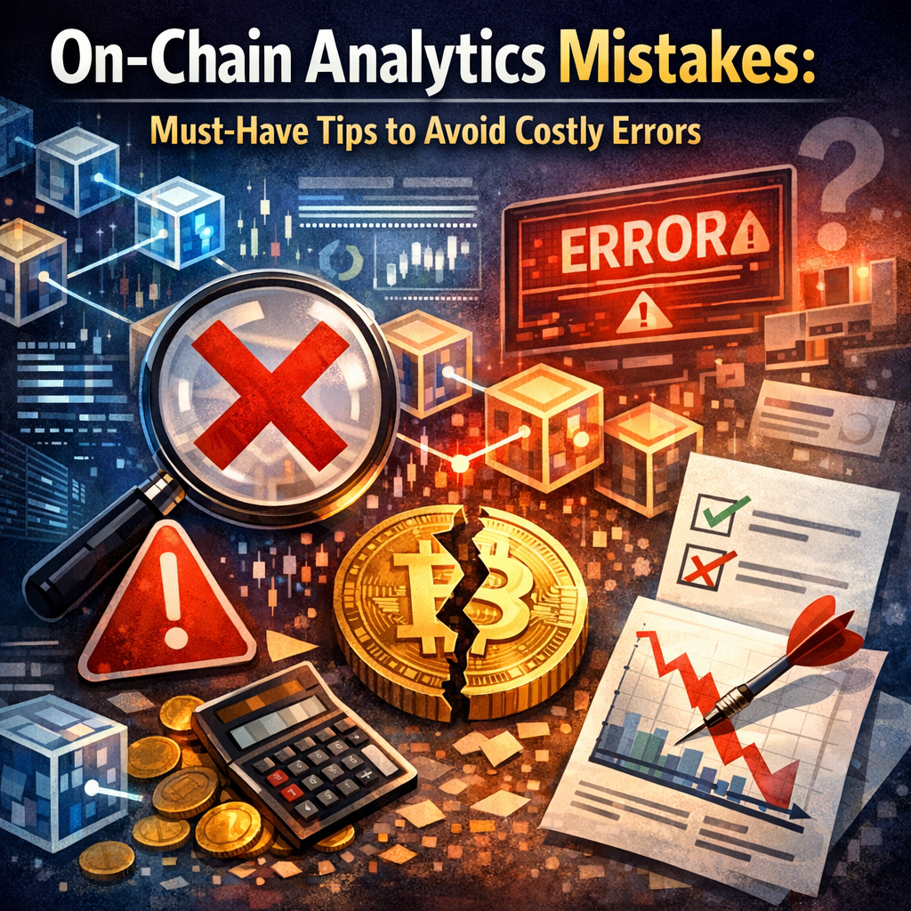 Illustration of On-Chain Analytics Mistakes: Must-Have Tips to Avoid Costly Errors