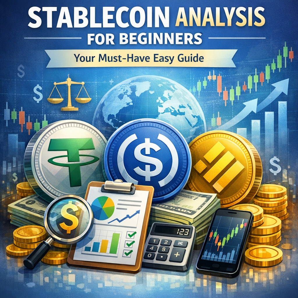 Illustration of Stablecoin Analysis for Beginners: Your Must-Have Easy Guide