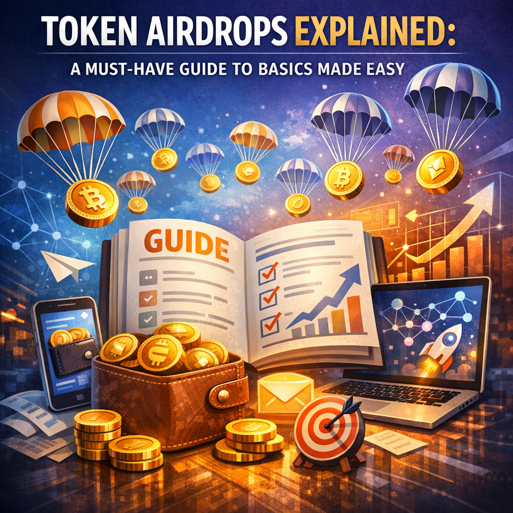 Illustration of Token Airdrops Explained: A Must-Have Guide to Basics Made Easy
